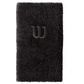 Koszykówka - Frotka Tenisowa Wilson Extra Wide W Wirstband: Czarna - miniaturka - grafika 1