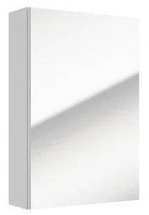 Szafka łazienkowa wisząca z lustrem biała Salsa 40 cm - Szafki łazienkowe - miniaturka - grafika 1