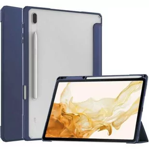 Bizon Etui Case Tab Clear Matt do Samsung Galaxy Tab S8 Plus / S7 Plus, granatowe - Etui do tabletów - miniaturka - grafika 1