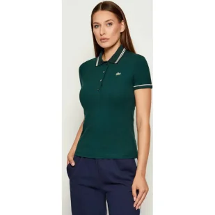Lacoste Polo L.12.D Slim Fit - Koszulki i topy damskie - miniaturka - grafika 1
