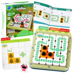 Edukacyjna gra logiczna Wąż układanka GR0598 - Łamigłówki - miniaturka - grafika 1