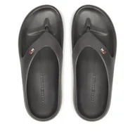 Klapki i japonki damskie - Japonki Tommy Hilfiger Th Comfort Beach Sandal FW0FW08522 Szary - miniaturka - grafika 1