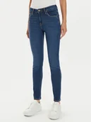 Spodnie damskie - Lee Jeansy Scarlett 112354412 Niebieski Skinny Fit - miniaturka - grafika 1
