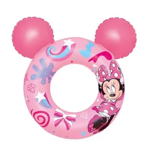 Bestway 9102N Disney Junior Minnie Kółko do pływania 74cm x 76cm - Materace dmuchane i koła do pływania - miniaturka - grafika 1