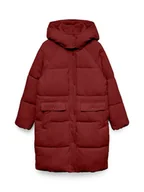 Kurtki damskie - Vero Moda Płaszcz pikowany w kolorze bordowym - miniaturka - grafika 1