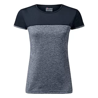 Koszulki i topy damskie - berghaus berghaus Damski t-shirt Technique 2.0 z krótkim rękawem szary Carbon Marl/Jet Black S 422188AX5 - grafika 1
