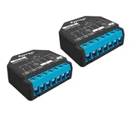 Inne akcesoria elektryczne - Shelly Plus 2PM Mądry przełącznik 2P Czarny, Niebieski - miniaturka - grafika 1
