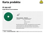 Materiały ścierne - Klingspor KRĄŻEK FIBRA 125mm gr. 36 CS 966 316494 - miniaturka - grafika 1