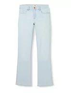 Spodnie damskie - Wrangler Jeansy damskie typu bootcut, ŻÓŁTY, 34W / 34L - miniaturka - grafika 1