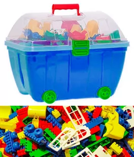 Klocki konstrukcyjne Hemar K1, w Kuferku Medium (niebieski) - Klocki - miniaturka - grafika 1