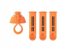 Wkłady filtrujące - 3X Wkład Filtr Do Butelki Dafi Solid pomarańczowy 3 filtry Nakrętka - miniaturka - grafika 1