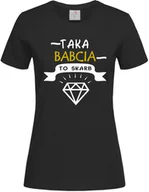 Dzień Babci i Dzień Dziadka - Koszulka z nadrukiem Dla Babci " Taka Babcia to skarb " - miniaturka - grafika 1