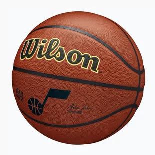 Piłka do koszykówki Wilson NBA Team Alliance Utah Jazz brown rozmiar 7 - Koszykówka - miniaturka - grafika 1