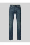 Spodnie męskie - Jeansy o kroju regular fit z 5 kieszeniami - camel active - miniaturka - grafika 1