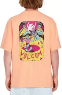 Koszulki męskie - t-shirt męski VOLCOM SANAIR TEE Peach Bud - miniaturka - grafika 1