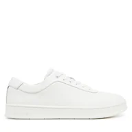 Sneakersy męskie - Sneakersy Calvin Klein Low Top Lace Up Oxford Rubb Lth HM0HM01708 Biały - miniaturka - grafika 1