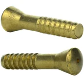 Sprzęt geodezyjny - Reper mosiężny z centrem 76x22mm 5E-MSZ - miniaturka - grafika 1