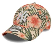 Czapki damskie - Czapka z daszkiem NEW ERA Damska Tropical Beżowa 9FORTY - miniaturka - grafika 1