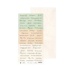 Arkusz napisów do wycięcia P13 - TILL WE MEET AGAIN 08 - 15x30 - Scrapbooking - miniaturka - grafika 1