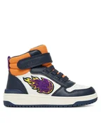 Buty dla chłopców - Geox Sneakersy J Washiba J56LQC 054FU C0899 M Biały - miniaturka - grafika 1
