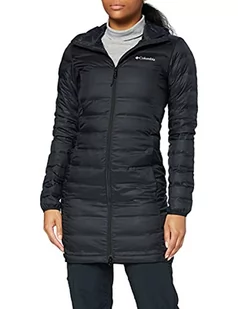 Columbia Jezioro damska kurtka z kapturem 22 puchowa kurtka z kapturem o długości 26 cm Czarny L 1859672 - Kurtki damskie - miniaturka - grafika 1