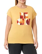 Koszulki i topy damskie - s.Oliver T-shirt damski, żółty Placed Print, 46 - miniaturka - grafika 1