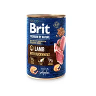 Mokra karma dla psów - Brit dog Premium by Nature LAMB with BUCKWHEAT - miniaturka - grafika 1