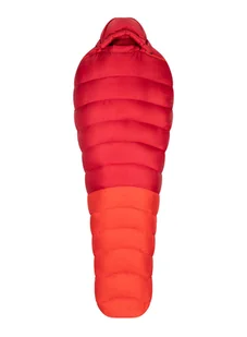 Śpiwór puchowy Marmot Atom Long (198 cm) - team red/victory red - Śpiwory - miniaturka - grafika 1