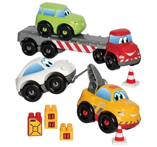 Ecoiffier Abrick Laweta Holownik Transporter 4 Pojazdy Akcesoria 3345 - Samochody i pojazdy dla dzieci - miniaturka - grafika 1