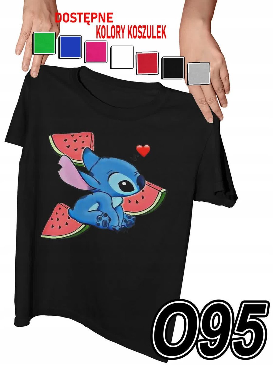 Koszulka Dziecięca Z Nadrukiem Lilo & Sticz Angel Różne Słodki - M 134-140