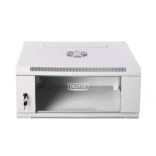 Digitus Szafa wisząca 19" 6U 600x450 RAL7035 DN-W19 06U/450 - Szafy rack - miniaturka - grafika 4