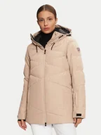 Kurtki narciarskie - Rossignol Kurtka narciarska Corbet's RLNWJ10 Beżowy Regular Fit - miniaturka - grafika 1