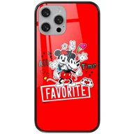 Etui i futerały do telefonów - ERT GROUP etui na telefon Apple Iphone 11 PRO, case oryginalny i oficjalnie licencjonowany przez Disney, wzór Mickey and Minnie 011, wykonany z hartowanego szkła, optymalnie dopasowany, etui ochronne - miniaturka - grafika 1