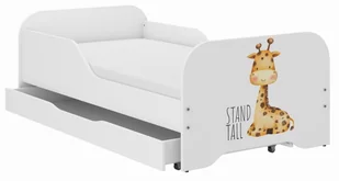 Łóżko dziecięce MIKI 140x70 ŻYRAFA SAFARI - Łóżeczka i kojce - miniaturka - grafika 1