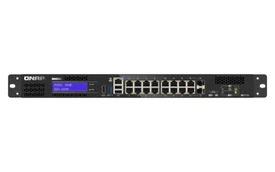 QNAP QGD-1600 Zarządzany Gigabit Ethernet (10/100/1000) 1U Czarny, Szary - Pozostałe akcesoria sieciowe - miniaturka - grafika 1