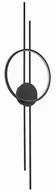 Lampy ścienne - Exton - kinkiet LED czarny mat 241201-30 - miniaturka - grafika 1