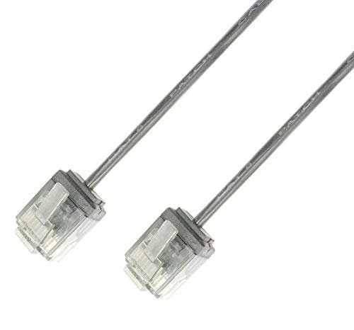 TECHLY PROFESSIONAL 104219 kabel sieciowy Szary Ultra Slim Cat.6 Miedziany kabel sieciowy Szary 2 m