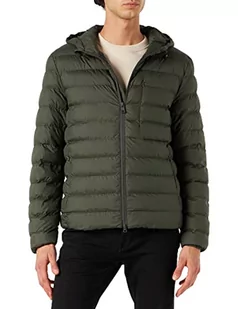 Geox Męska kurtka M Dennie Jacket, Light Forest Night, 48 - Kurtki męskie - miniaturka - grafika 1