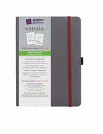Notesy i bloczki - Notatnik Notizio A5 oprawa miękka szary kratka 80 kartek Avery Zweckform /7019/ - miniaturka - grafika 1