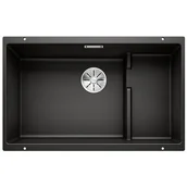 Zlewozmywaki - Blanco Komora SUBLINE 700-U Level Czarny InFino koszyk stalowy 526003 - miniaturka - grafika 1