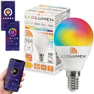Żarówki LED - G45-AP E14 5W LED WiFi CCT+RGB - miniaturka - grafika 1