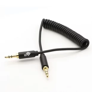 TB Kabel 3,5mm MiniJack 3,5mm MiniJack M/M 1m spiralny AKTBXAJCOILED1B - Kable - miniaturka - grafika 3