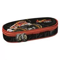 Piórniki - St. Majewski Piórnik saszetka usztywniona z wewnętrzną klapką Hot Wheels - miniaturka - grafika 1