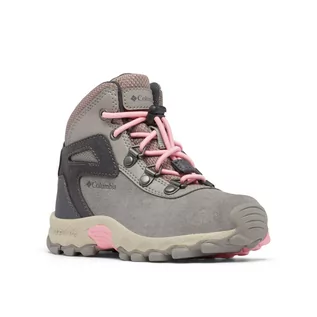 Buty dla dziewczynek - Dziecięcie buty turystyczne Columbia Youth Newton Ridge™ Amped stratus/pink orchid - 27 - grafika 1