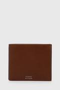 Portfele - Tommy Hilfiger portfel skórzany męski kolor brązowy - miniaturka - grafika 1