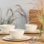 Serwisy obiadowe - Serwis obiadowy Komplet talerzy na 12 osób SIMPLY FINE - miniaturka - grafika 1