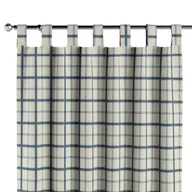 Zasłony - Zasłona na szelkach 1 szt., niebieska kratka tle ecru, Avinon - miniaturka - grafika 1