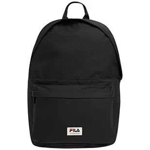 FILA Unisex Boma Badge plecak S'Cool Two-Black-OneSize, czarny, jeden rozmiar - Plecaki - miniaturka - grafika 1