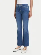 Spodnie damskie - Tommy Hilfiger Jeansy WW0WW45674 Niebieski Bootcut Fit - miniaturka - grafika 1