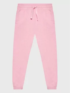 Spodnie i spodenki dla dziewczynek - Cotton On Spodnie dresowe 762982 Różowy Regular Fit - grafika 1